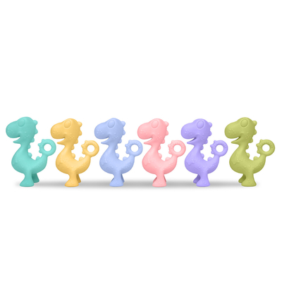 Adorable Silicone Dinosaur Teether Teether Gingival Pain Relief As Kids Gift